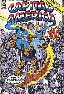 Gibi Capitão América # 100 Formatinho Autor (1987) [usado]