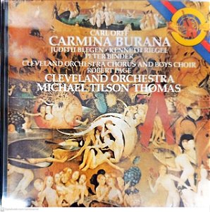 Cd Carmina Burana Interprete Carl Orff Cleveland Orchestra [usado]