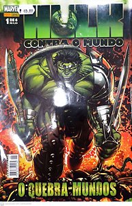 Gibi Hulk contra o Mundo Mini-série Completa Autor (2008) [usado]