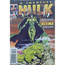 Gibi o Incríivel Hulk #165 Formatinho Autor (1997) [usado]