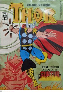 Gibi Thor - Mini-série Completa em 6 Edições Formatinho Autor (1989) [usado]
