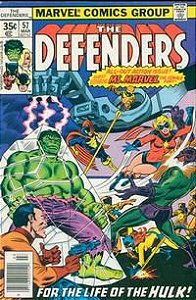 Gibi The Defenders #57 Autor (1977) [usado]