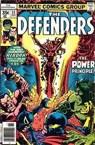 Gibi The Defenders #53 Autor (1977) [usado]