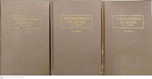 Livro Testemunhos Seletos (edição Mundial) 3 Volumes Autor White, Ellen G. (1954) [usado]