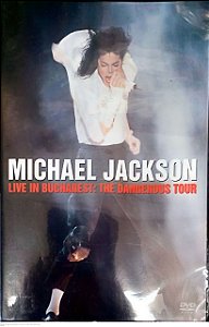 Dvd Michael Jackson - Live In Bucharest ; The Dangerous Tour Editora David Coleman [usado]