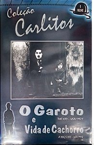 Dvd o Garoto e Vida de Cachorro - Coleção Carlitos Vol.1 Editora Charles Chaplin [usado]