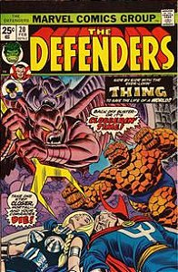 Gibi The Defenders #20 Autor (1975) [usado]