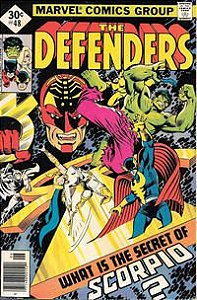 Gibi The Defenders #48 Autor (1977) [usado]