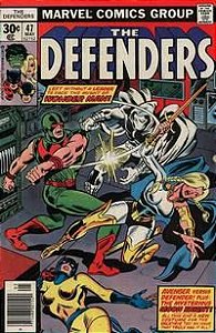 Gibi The Defenders #47 Autor (1977) [usado]