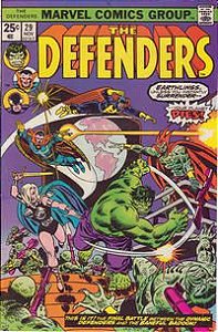 Gibi The Defenders #29 Autor (1975) [usado]