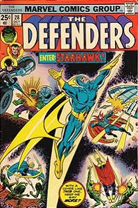 Gibi The Defenders #28 Autor (1975) [usado]