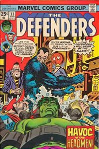 Gibi The Defenders #33 Autor (1976) [usado]