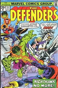 Gibi The Defenders #31 Autor (1976) [usado]
