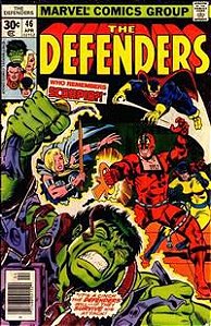 Gibi The Defenders #46 Autor (1977) [usado]
