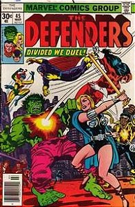 Gibi The Defenders #45 Autor (1977) [usado]