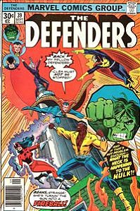 Gibi The Defenders #39 Autor (1976) [usado]