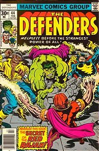 Gibi The Defenders #44 Autor (1977) [usado]