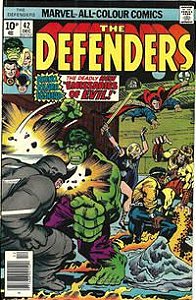 Gibi The Defenders #42 Autor (1976) [usado]
