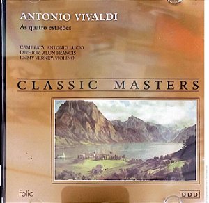 Cd Antonio Vivaldi - Classic Masters Interprete Camerata Antonio Lucio com Emmy Verbey no Violino [usado]