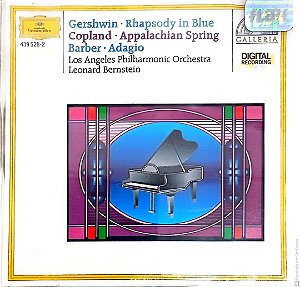 Cd Gershwin - Rhapsody In Blue/ Barber - Adagio Interprete Los Angeles Philharmonic Orchestra (1996) [usado]