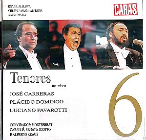 Cd Tenores - Coleção Revista Caras Interprete José Carreras , Placido Domindo , Lucinao Pavarotti [usado]