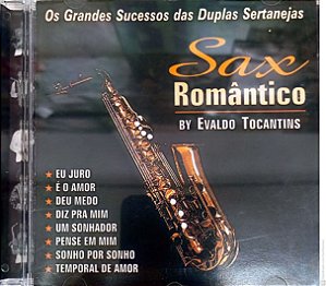 Cd Sax Romantico By Edvaldo Tocantins - os Grandes Sucessos de Duplas Sertanejas Interprete Edvaldo Tocantins [usado]