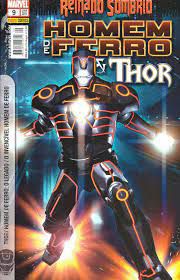 Gibi Homem de Ferro & Thor #9 (capa Variante) Autor (2011) [usado]