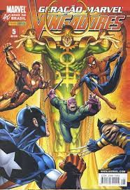 Gibi Geração Marvel #5 -vingadores - Formatinho Autor (2007) [usado]