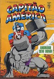 Gibi Capitão América #111 - Formatinho Autor (1988) [usado]