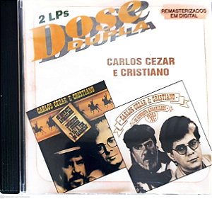 Cd Carlos Cezar e Christiano - 2 Lps em Cd Interprete Carlos Cezar e Christiano (1985) [usado]