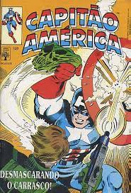 Gibi Capitão América # 127 - Formatinho Autor (1989) [usado]