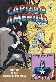 Gibi Capitão América # 114 - Formatinho Autor (1988) [usado]