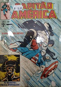 Gibi Capitão América # 129 - Formatinho Autor (1990) [usado]