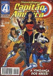 Gibi Capitão América #206 - Formatinho Autor (1996) [usado]