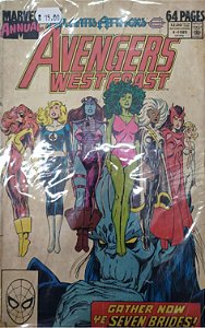 Gibi The West Coast Avengers Annual #4 Autor (1989) [usado]