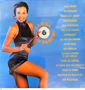Cd Samba e Pagode Vol.6 Interprete Varios Artistas (1996) [usado]