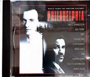 Cd Philadelphia - Music From The Motion Picture Interprete Peter Gabriel / Neil Young / Sade / Howard Shore [usado]