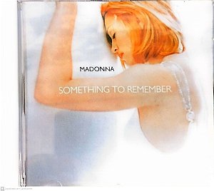 Cd Madonna - Something To Remember Interprete Madonna (1995) [usado]