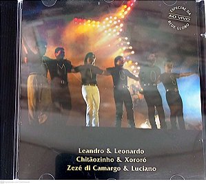 Cd Amigos Interprete Leandro e Leonardo , Chitãozinho e Xororo e Zeze Di Camargo e Luciano (1996) [usado]