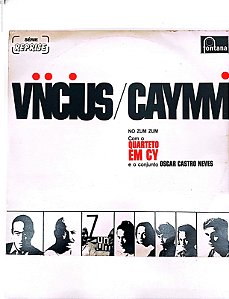 Disco de Vinil Vinicius /caymmi - no Zum Zum com Oquarteto em Cy Interprete Vinicius /caymmi e Quarteto em Cy (1982) [usado]