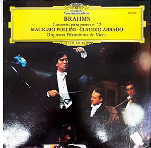 Disco de Vinil Brahms Interprete Maurizio Pollini - Claudio Abbado (1984) [usado]