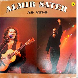 Disco de Vinil Almir Sater ao Vivo Interprete Almir Sater (1992) [usado]