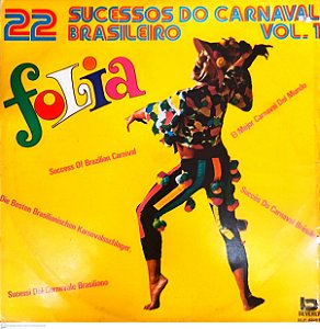 Disco de Vinil 22 Sucessos do Carnaval Brasileiro Vol.1 Interprete Orquestra de Pereira dos Santos (1983) [usado]