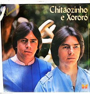 Disco de Vinil Chitãozinho e Xororo - Amante Interprete Chitãzinho e Xororo (1984) [usado]