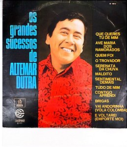 Disco de Vinil Altemar Dutra - os Grandes Sucessos Interprete Altemar Dutra (1982) [usado]