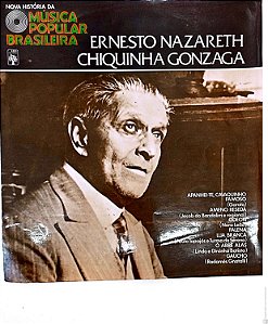 Disco de Vinil Ernesto Nazareth /chiquinha Gonzaga - Nova Historia da Mpb Interprete Ernesto Nazareth /chiquinha Gonzaga (1977) [usado]