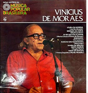 Disco de Vinil Vinicius de Moraes - Nova Historia da Mpb Interprete Vinicius de Moraes (1977) [usado]