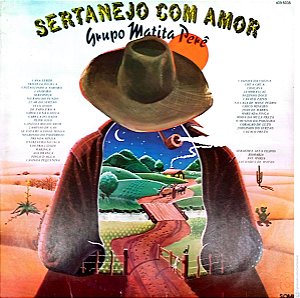 Disco de Vinil Sertanejo com Amor (lp 1979) Interprete Grupo Matita Perê (1979) [usado]