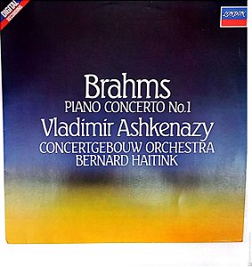 Disco de Vinil Brahms Piano Concerto Nº 1 Interprete Vladimir Ashkenazy /concertgebouw Orchestra (1983) [usado]