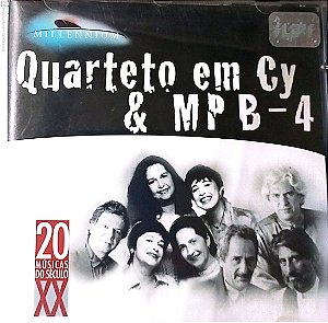 Cd Quarteto em Cy e Mpb4 - 20 Musicas do Século Xx Interprete Quarteto em Cy e Mpb4 (1998) [usado]